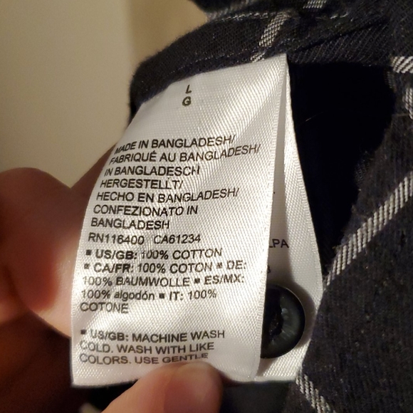 Long-Sleeve lightweight flannel shirt - Picture 8 of 8